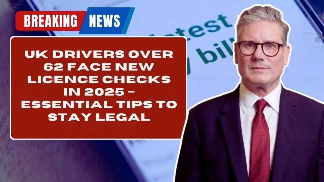 UK Drivers Over 62 Face New Licence Checks in 2025